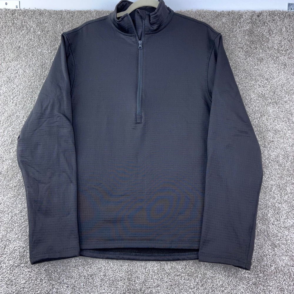 Condor Grid Fleece 1/4 Zip Pullover Mens XL Tactical Black Performance Jacket